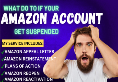 I will reopen your suspension amazon seller account,  amazon reinstatement