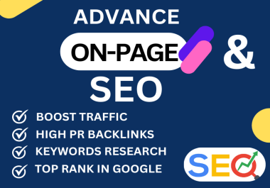 I will do ON-PAGE SEO for your website.