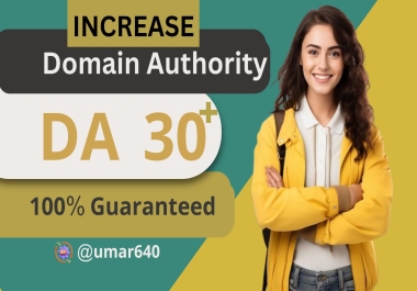 I will increase domain authority moz DA with high quality dofollow backlinks