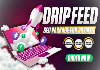 Boost Your Website Ranking With Dripfeed SEO Package For 30 Days