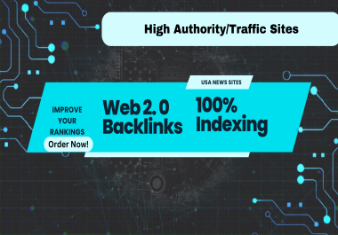 I will build six web 2 0 backlinks with indexation