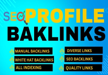 I Will do 60 Create and Powerful profile with SEO Backlinks