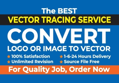 I will convert your pixelated logo and image to vectorize