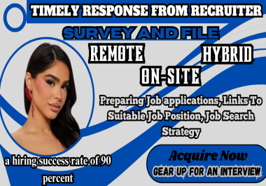 I will search and apply for remote,  onsite,  work from home jobs using reverse recruit job app