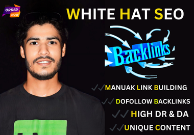 Our agency will 300 SEO backlinks white hat manual link building service for google top ranking