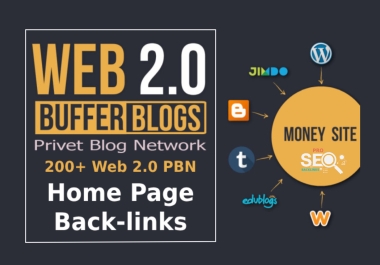 I will Create 200 Permanent PBN Homepage web 2.0 Backlinks For Google Ranking