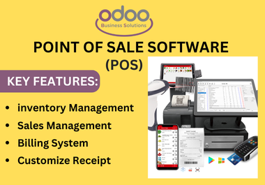 I will setup and integrate odoo POS Point of Sale Software