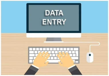 I am a Data Entry Specialist and can do fast and accurate data entry.