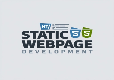 Professional Static Webpages Creation with HTML,  CSS & JavaScript