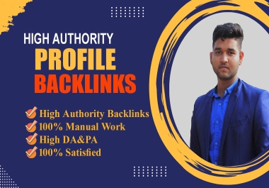 I Will Create 70 High-Quality PR9 Profile Backlinks for your Website Ranking