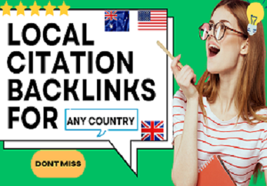 GET 30 high quality local citation for rank your local Visibility