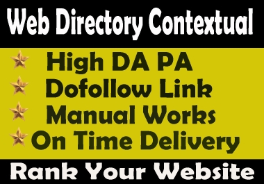 I Will Add Your Website To My 100 Plus Live Directory Contextual