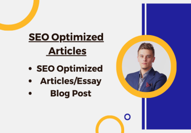 SEO Optimized article/essay writing with blog post