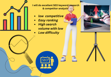 I provide excellent SEO keyword research & competitor analysis