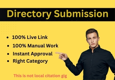 75 Directory Submission with approved on PR Uk web directories manually