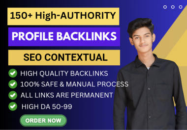 I Will Build 150 Profile Backlinks to Improve Your SEO