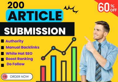 200 High-Quality Article Submission for Boosted Visibility and SEO