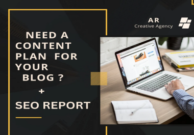 create a content plan for your blog