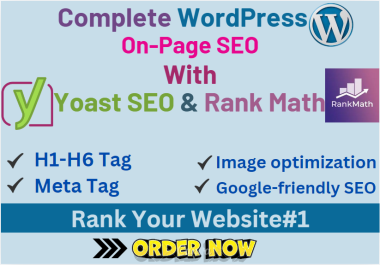 I Will Do WordPress On-Page SEO With Yoast & Rank Math