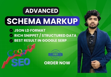 I will create schema markup or rich snippet in json ld format