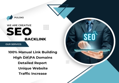 I will create backlinks on top sites to boost your off-page SEO.