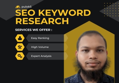 I will do SEO advance keyword research and competitor analysis