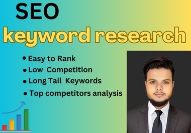 I will do my first-rate SEO keyword studies and competitor evaluation