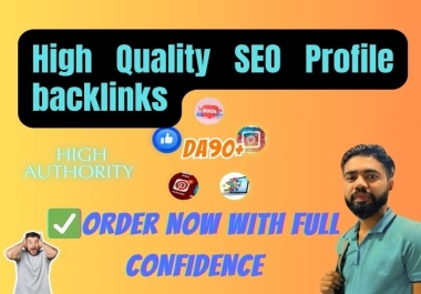 200 High Authority Dofollow SEO Profile Backlinks.