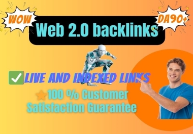 70 High Authority Do follow Web 2.0 Backlinks.