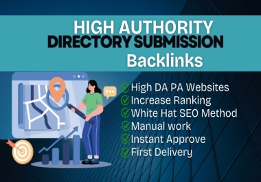 I will build manually 350 directory submission SEO backlinks