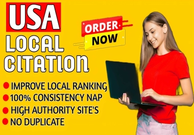 I will build local citations and directory listings upto 100 citations