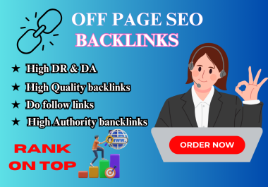 I will do SEO backlinks service for google ranking