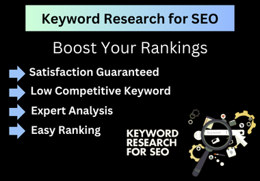 Expert Keyword Research for SEO Boost Organic Traffic & Rankings