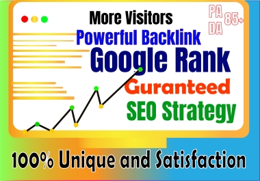 Increase Your website Ranking With High-Quality & Powerful Backlinks