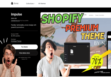 Shopify Impulse premium themes