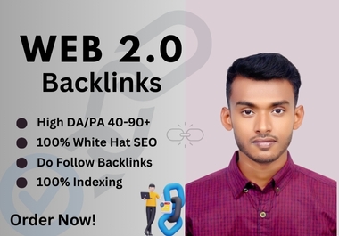 I do web 2.0 backlink for your website