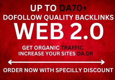 i will Build Web 2.0 DA50+ to +SEO Backlinks for your Website Ranking using the latest google Strate