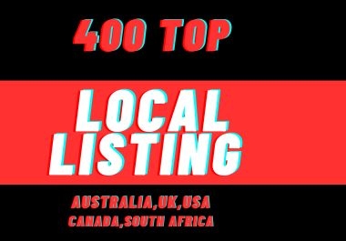 I will list your business in 400 local citations