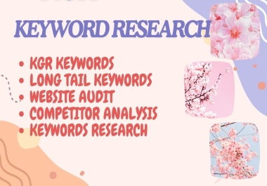 I will find the best SEO keywords for you to boost your ranking