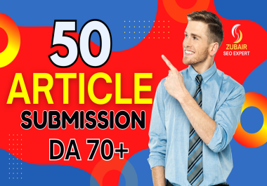 i will create 50 Article Submission DA 70+ Contextual Backlinks