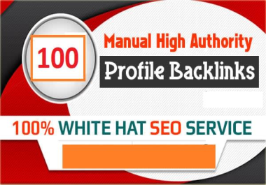 I will do 80 plus high DR PR 100 profile backlinks