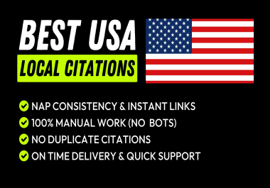 I will do best usa local citations directory submission to rank in google maps