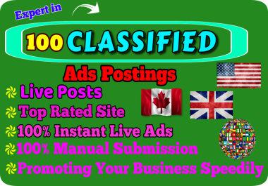 I Will Provide Classified Ad Posting To Boost Your Website Rank