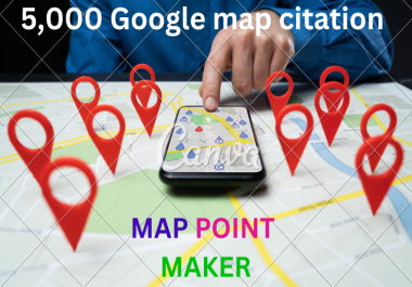 I will do 5,000 google maps citations for local SEO and GMB ranking