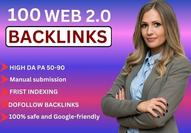 I will build high-quality web 2.0 backlinks for powerful SEO