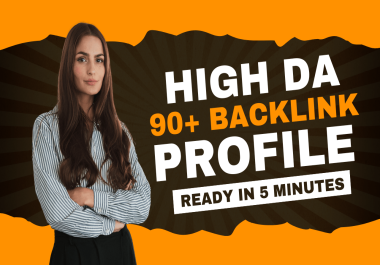 i will create 50 Profile Backlinks 90+ DA