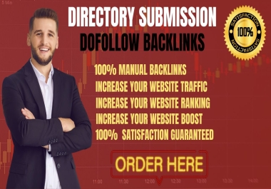 Provide 200 Directory Submission Do follow High Quality Da Backlinks