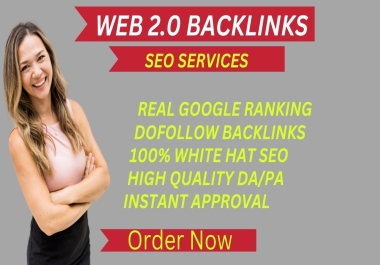 I provide high DA90+ web 2.0 backlinks for website Ranking