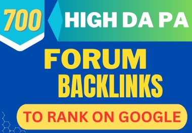 700+ Forum profile backlinks service