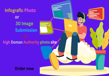 I will do manual infographic or image submission on 70 sites